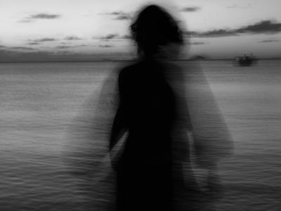 Abstract motion blur showing active movement